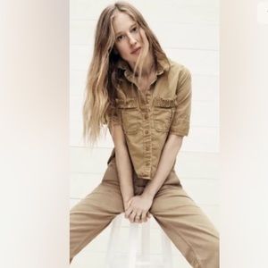 J Crew Boy Meets Girl Utility Shirt Size 2